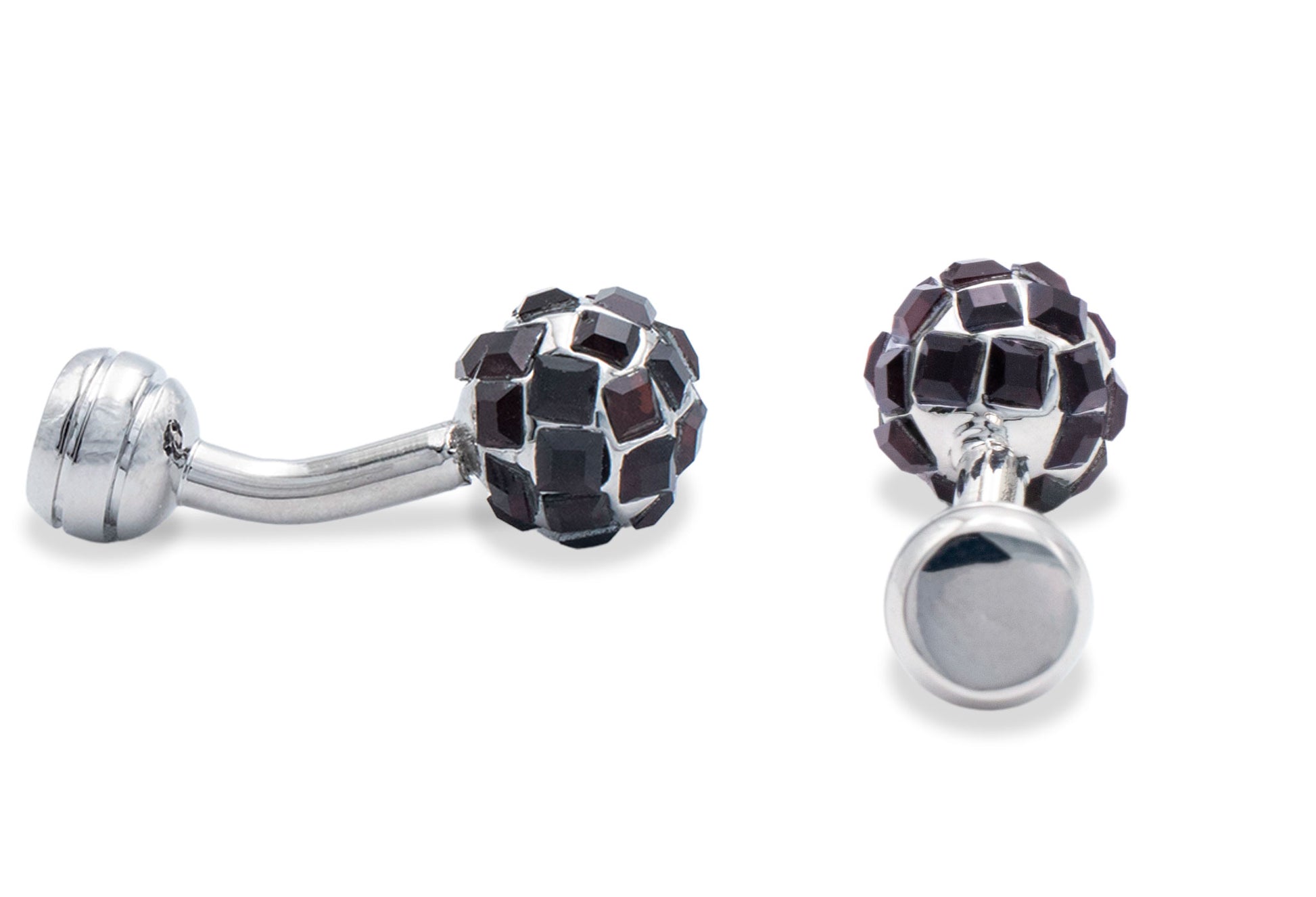 Sinamaica Walnut Diamonte Cufflinks