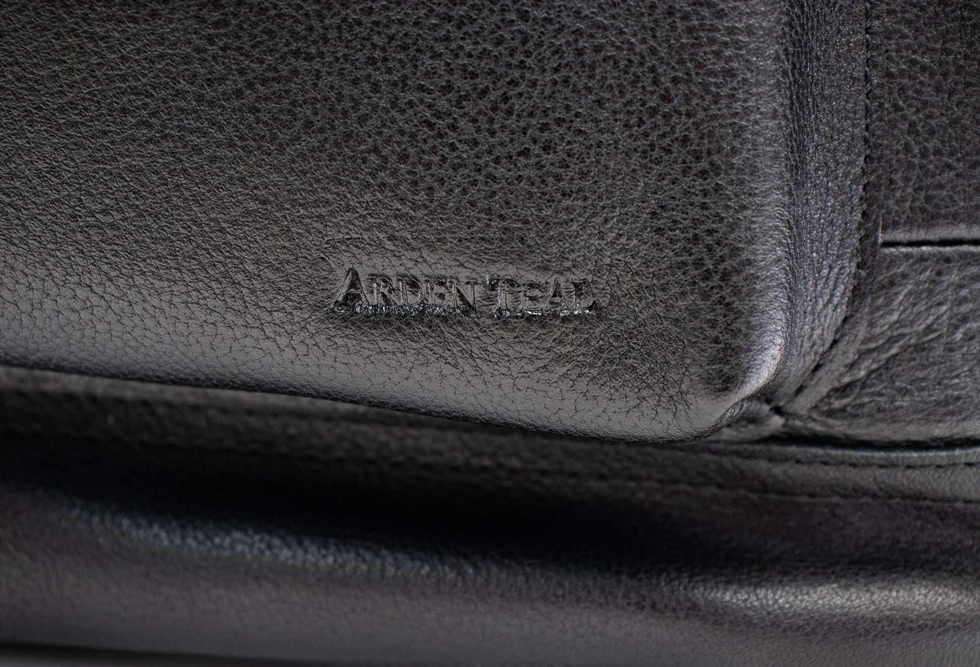 Rovira Black Leather Backpack