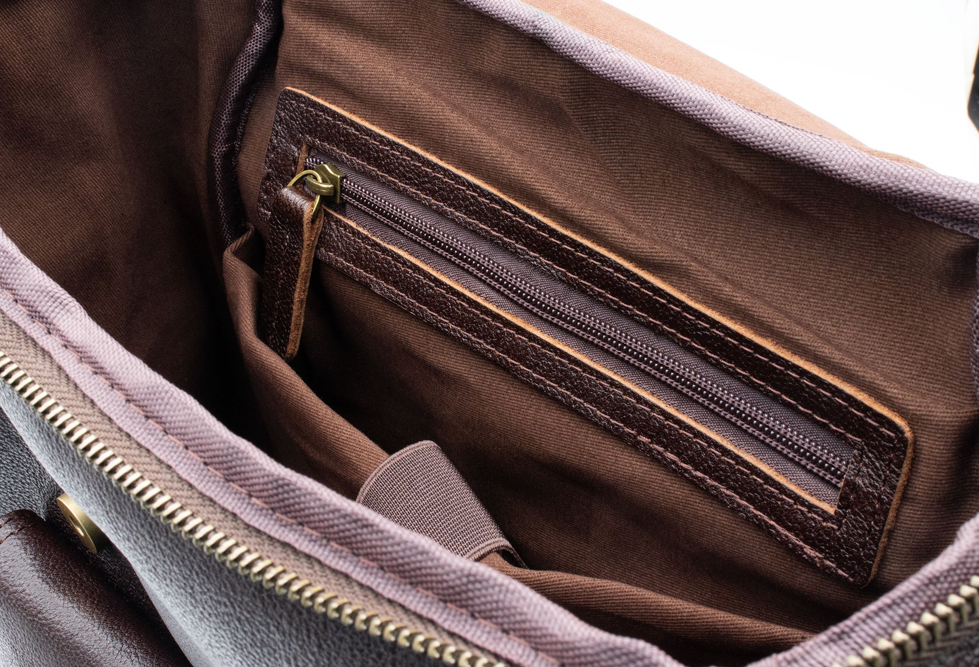 Rovira Walnut Leather Backpack