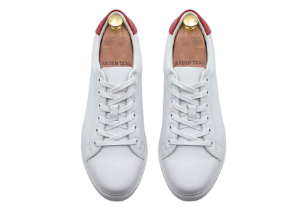 Loreto White/Red Sneakers