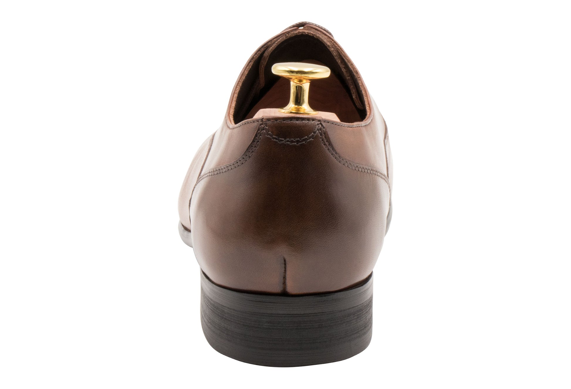 Calafate Straight Cap Chestnut Oxford Leather Shoes