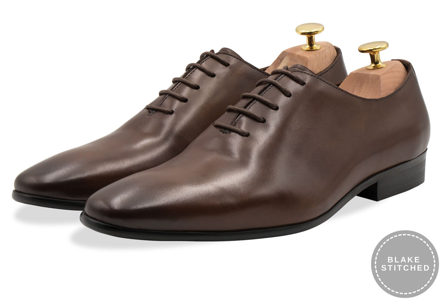 Carlota Blake Stitched Walnut Oxford