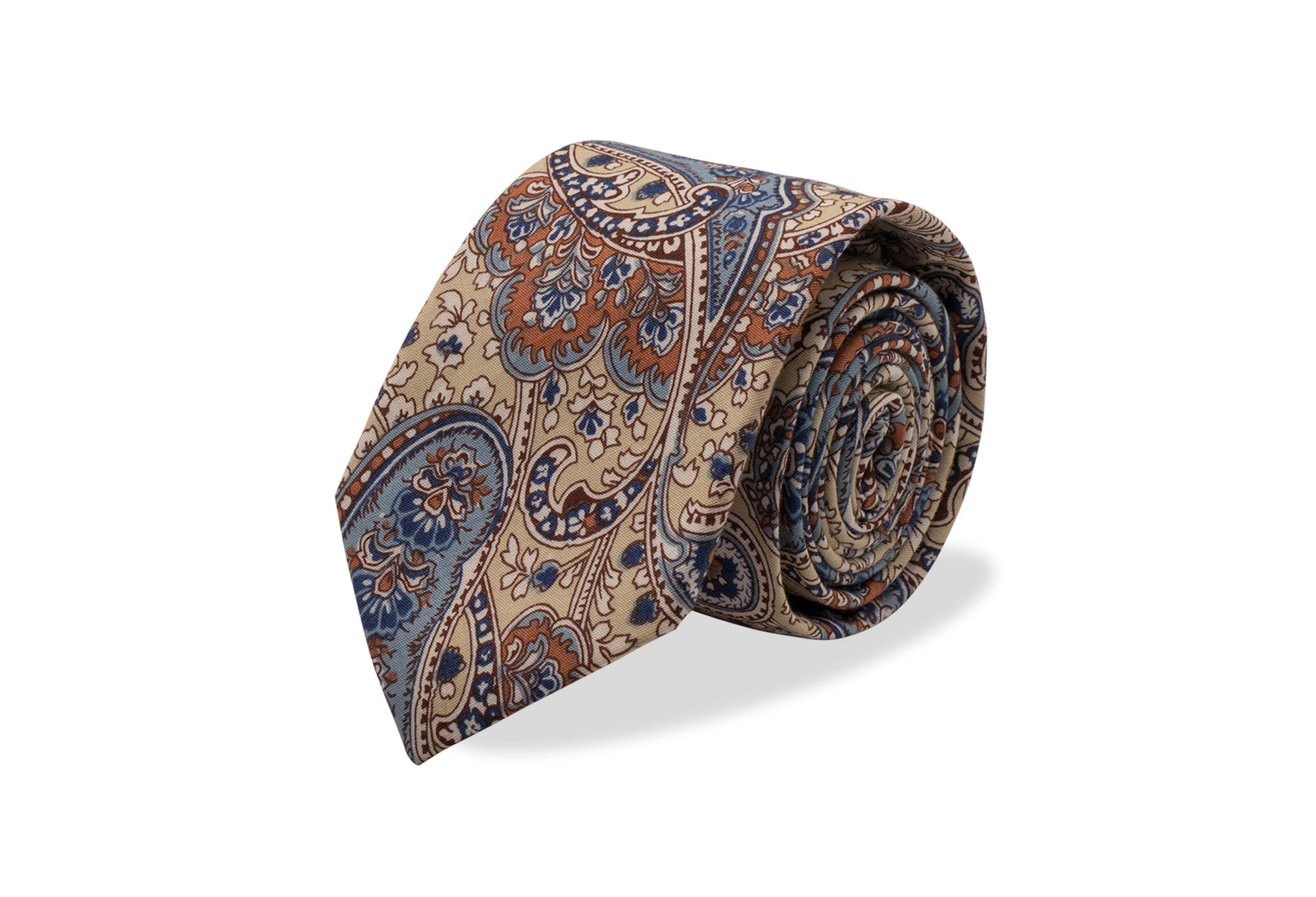 Okura Japanese Cotton Tie & Pocket Square