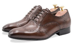 Rosario Wingtip Pecan Oxford Leather Shoes