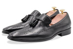Pergamino Black Tassle Loafers