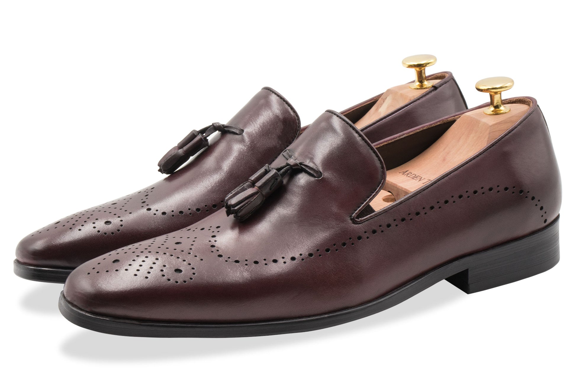 Pergamino Burgundy Tassle Loafer