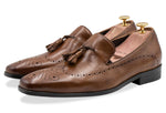 Pergamino Chestnut Tassle Loafers