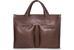 Piedras Walnut Leather Messenger Bag