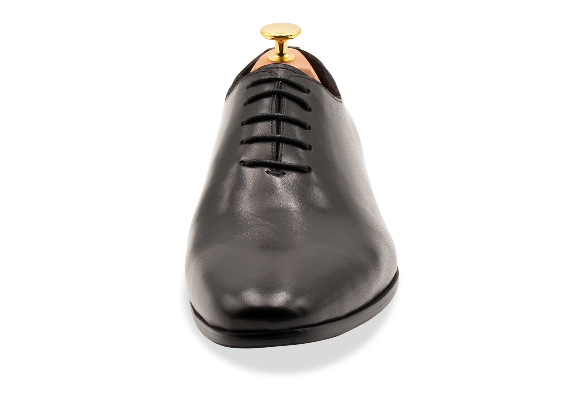 Carlota Wholecut Blake Stitched Black Oxford