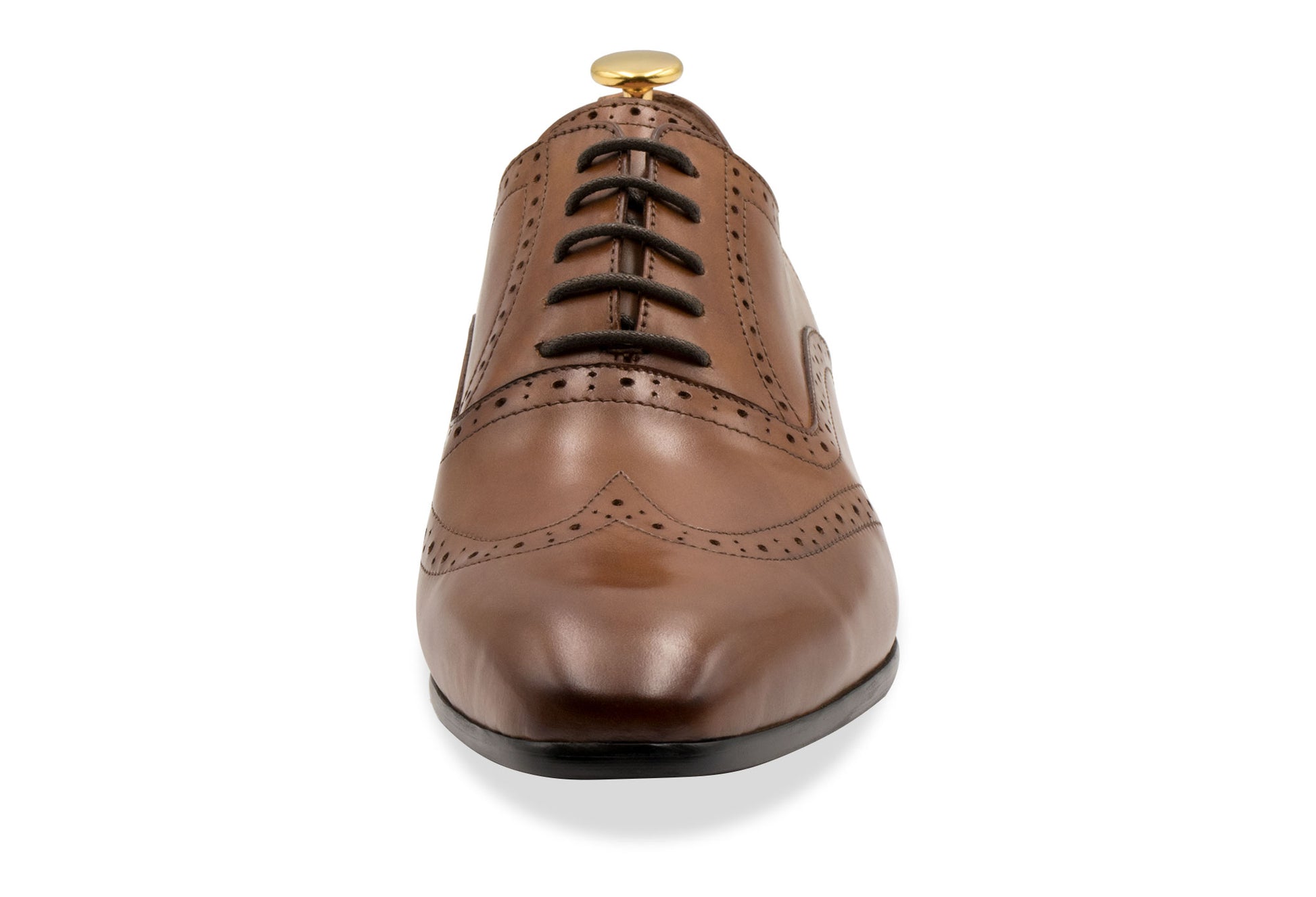 Rosario Wingtip Chestnut Oxford Leather Shoes