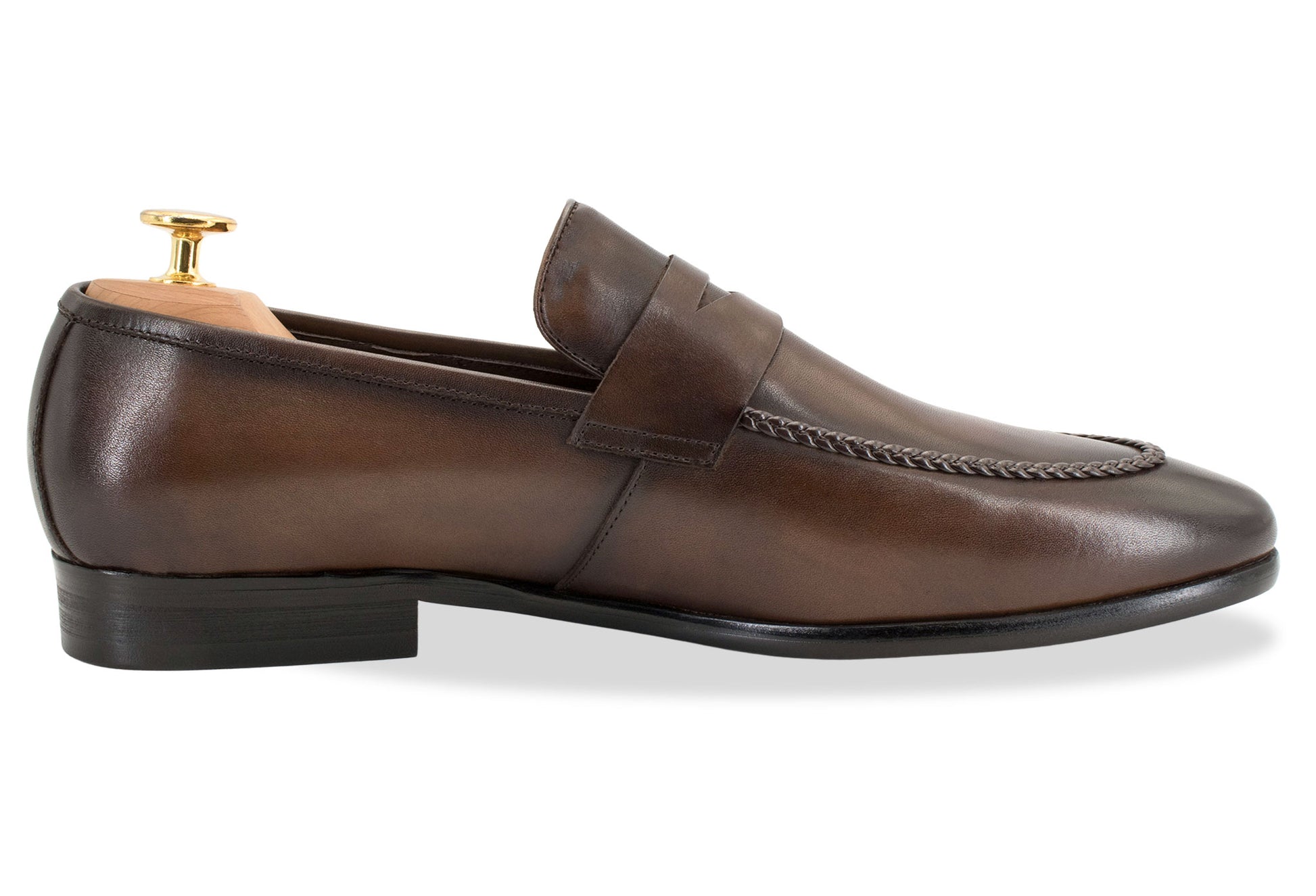 Arrecifes Blake Stitch Walnut Loafer