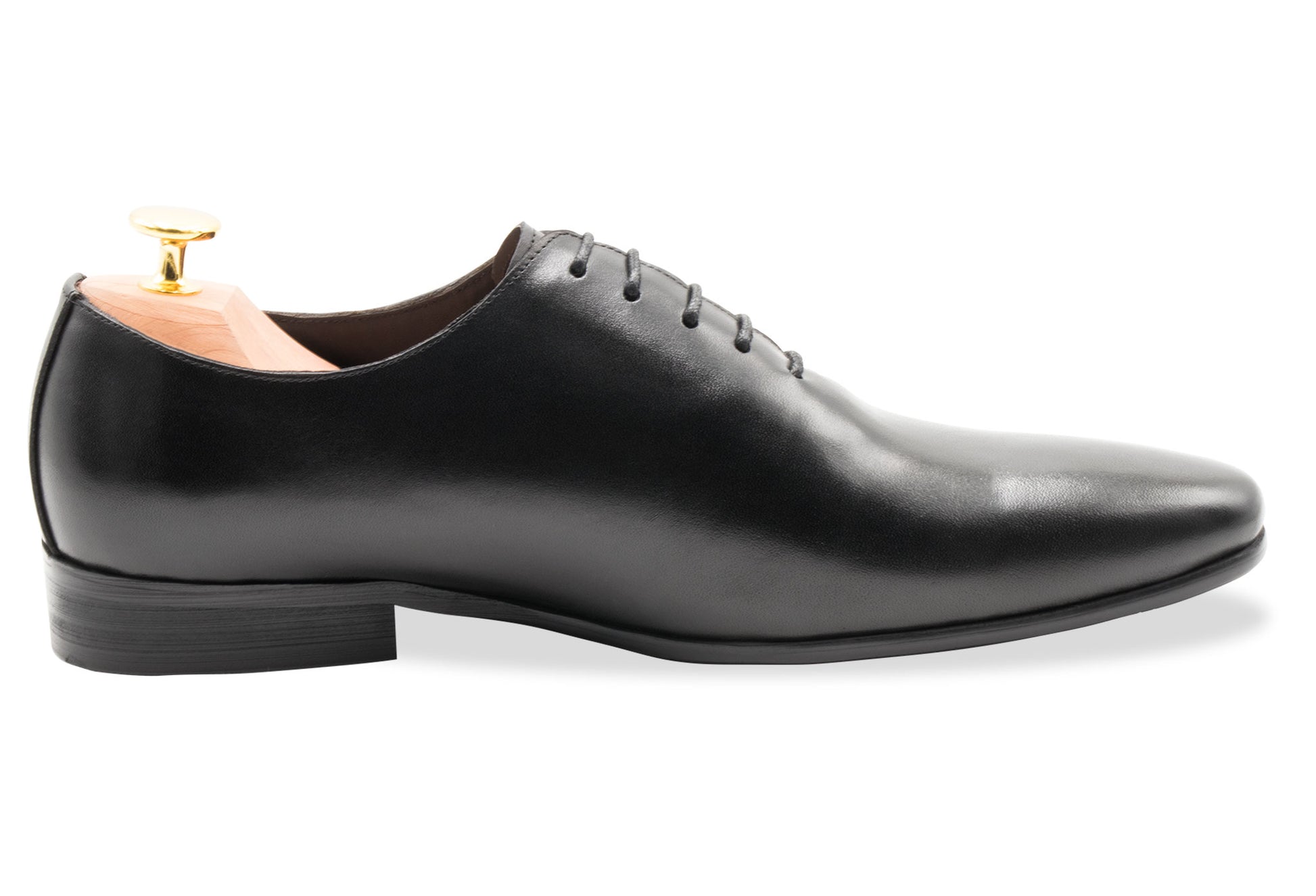Carlota Wholecut Blake Stitched Black Oxford