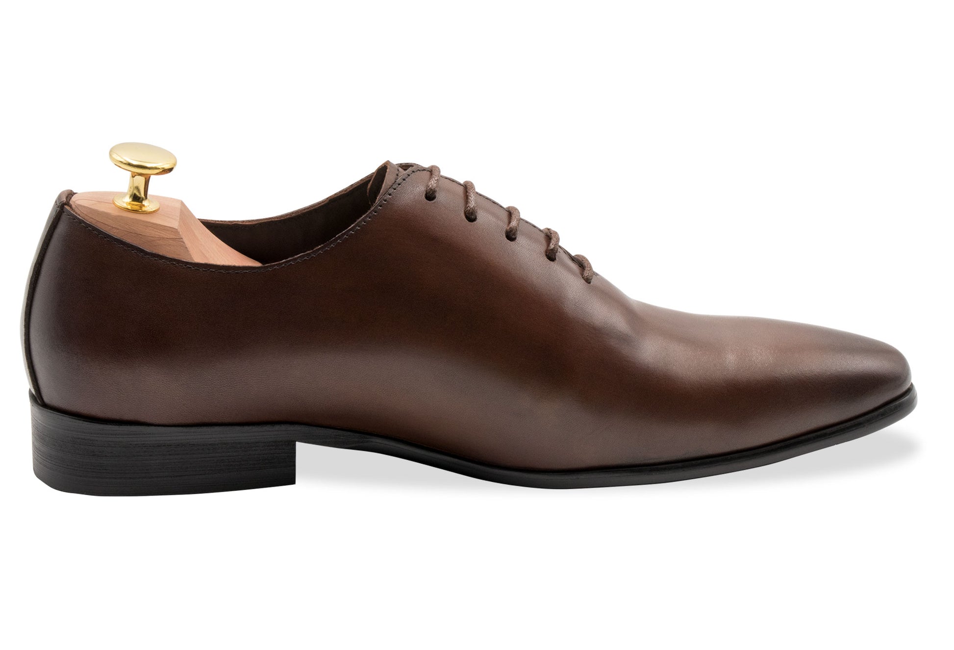 Carlota Wholecut Blake Stitched Walnut Oxford