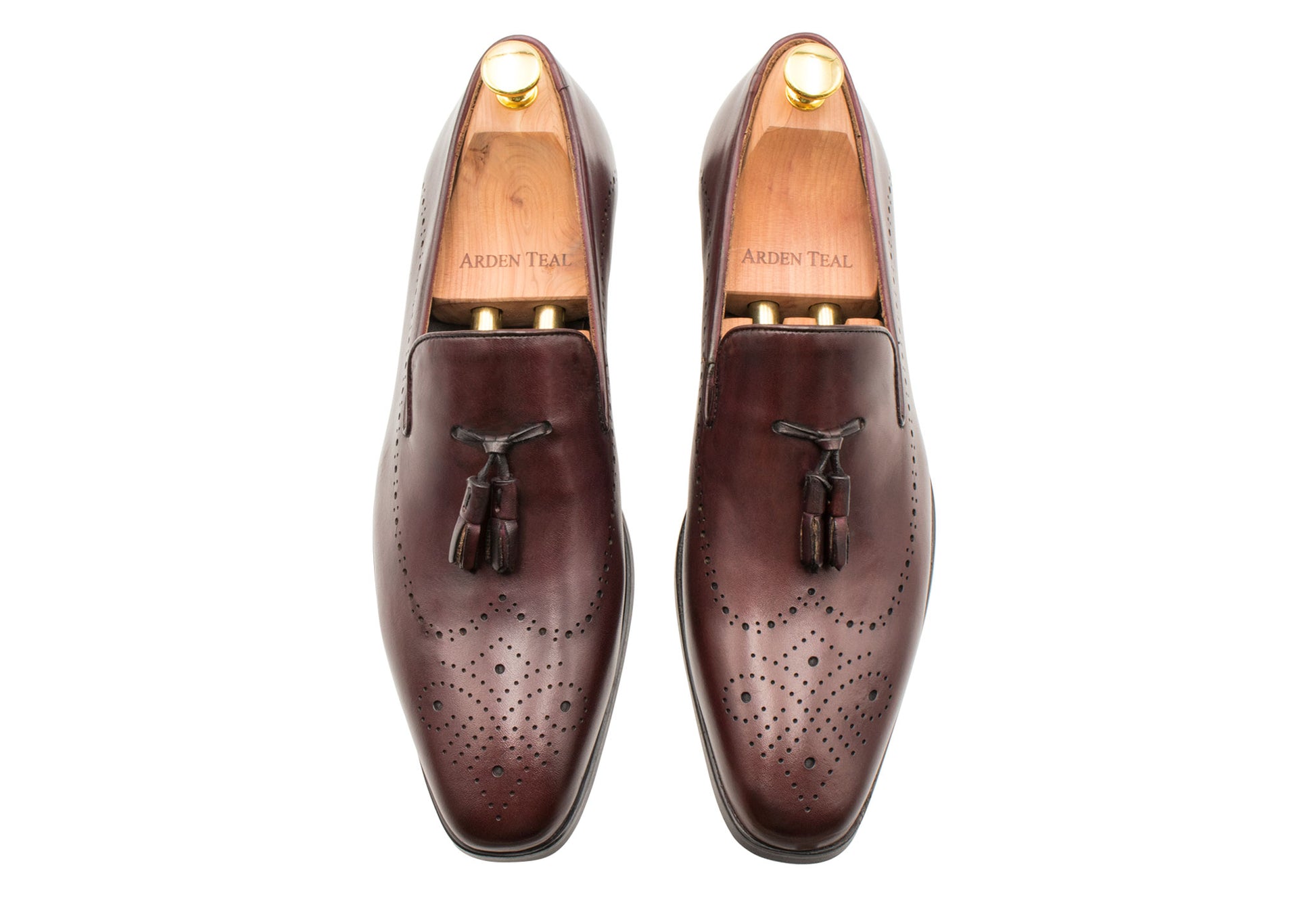 Pergamino Burgundy Tassle Loafer