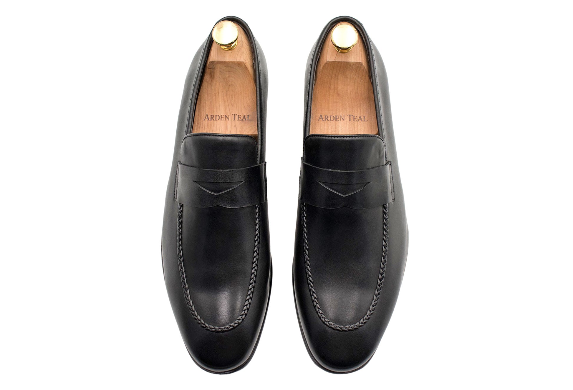 Arrecifes Blake Stitch Black Loafer