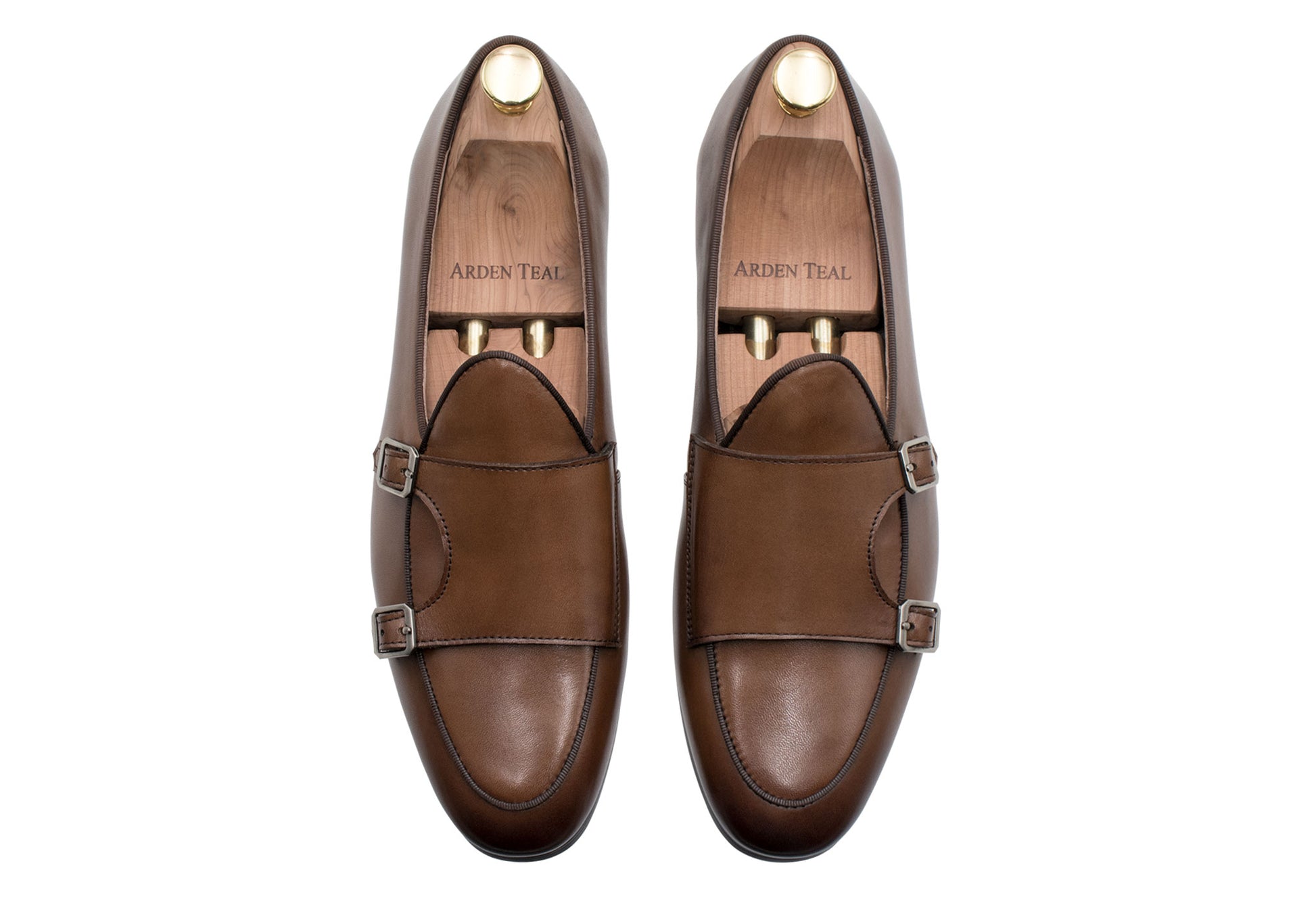 Tuerto Chestnut Double Monk Loafer