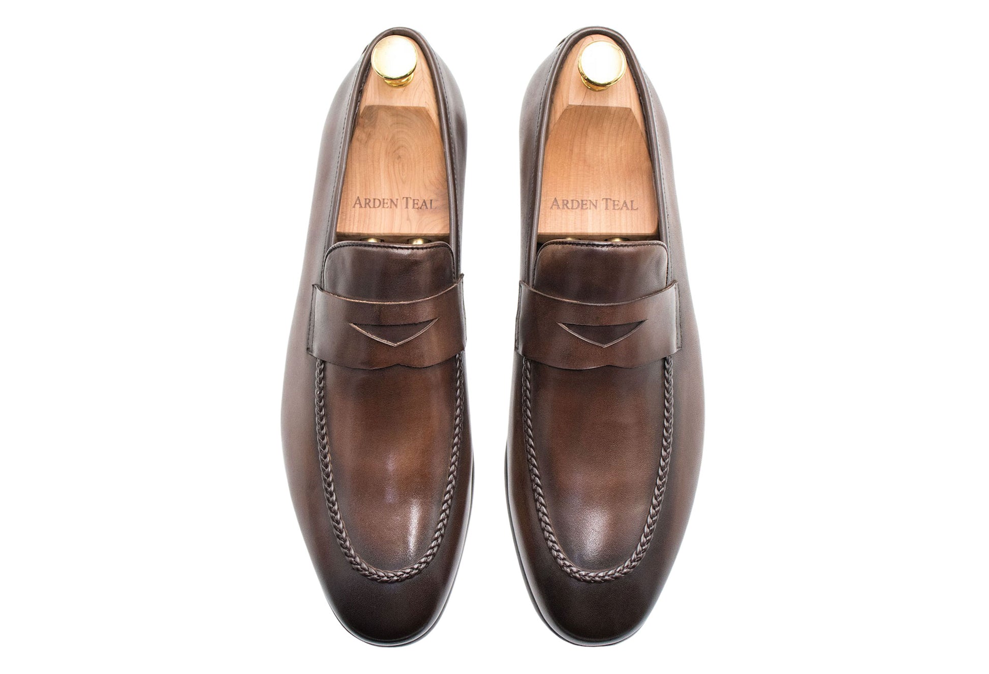Arrecifes Blake Stitch Walnut Loafer