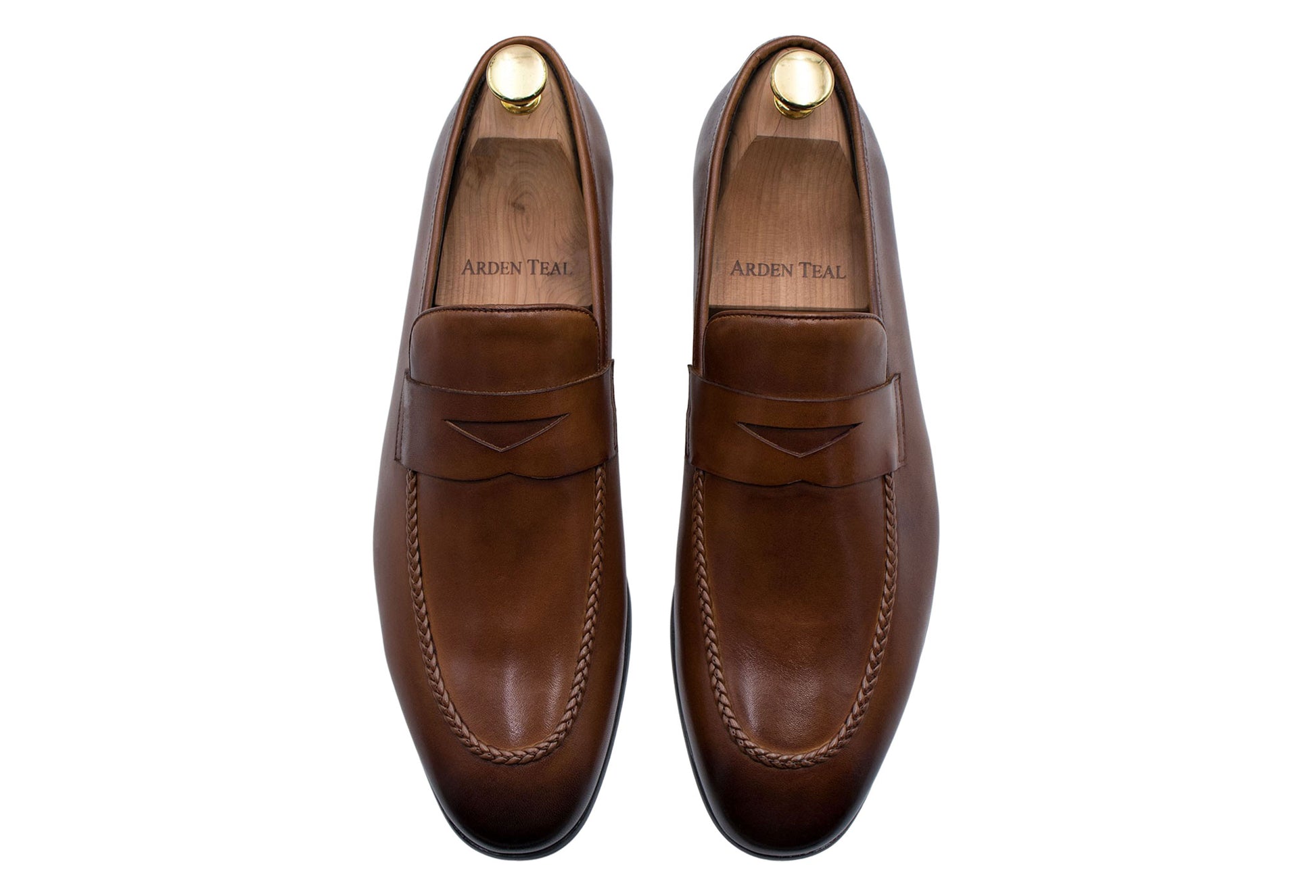 Arrecifes Blake Stitch Chestnut Loafer