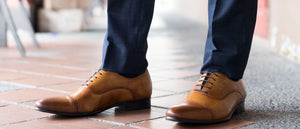 Brown dress shoes