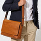 Salento Chestnut Leather Crossbody Bag
