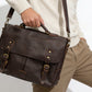 Covenas Walnut Leather Satchel Bag