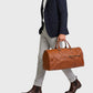 Bolivar Chestnut Leather Duffle