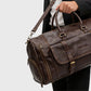 Barichara Walnut Leather Duffle