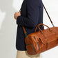 Barichara Chestnut Leather Duffle