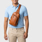 Cartago Chestnut Crossbody Leather Bag