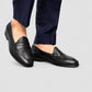 Emperado Black Belgian Penny Loafer