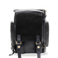 Rovira Black Leather Backpack