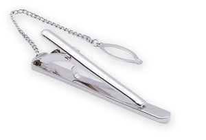 Almira Chrome Pink Diamonte Tie Clip