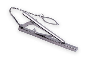 Veraguas Gunmetal Diamonte Tie Clip