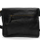 Huila Black Leather Satchel Bag