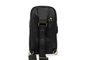 Cartago Black Crossbody Leather Bag