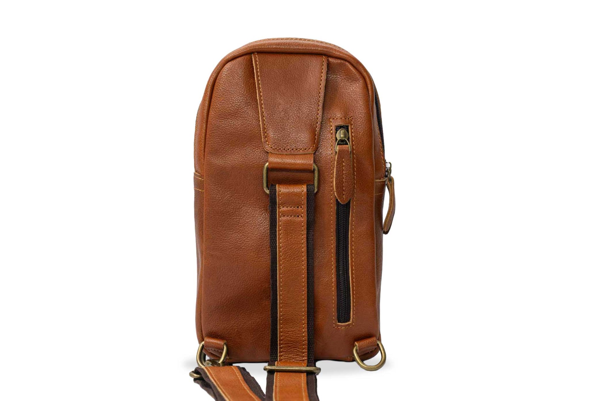 Cartago Chestnut Crossbody Leather Bag