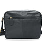 Caldas Black Leather Crossbody Bag