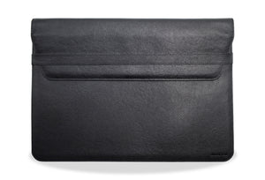 Rocco Black Leather Laptop Sleeve