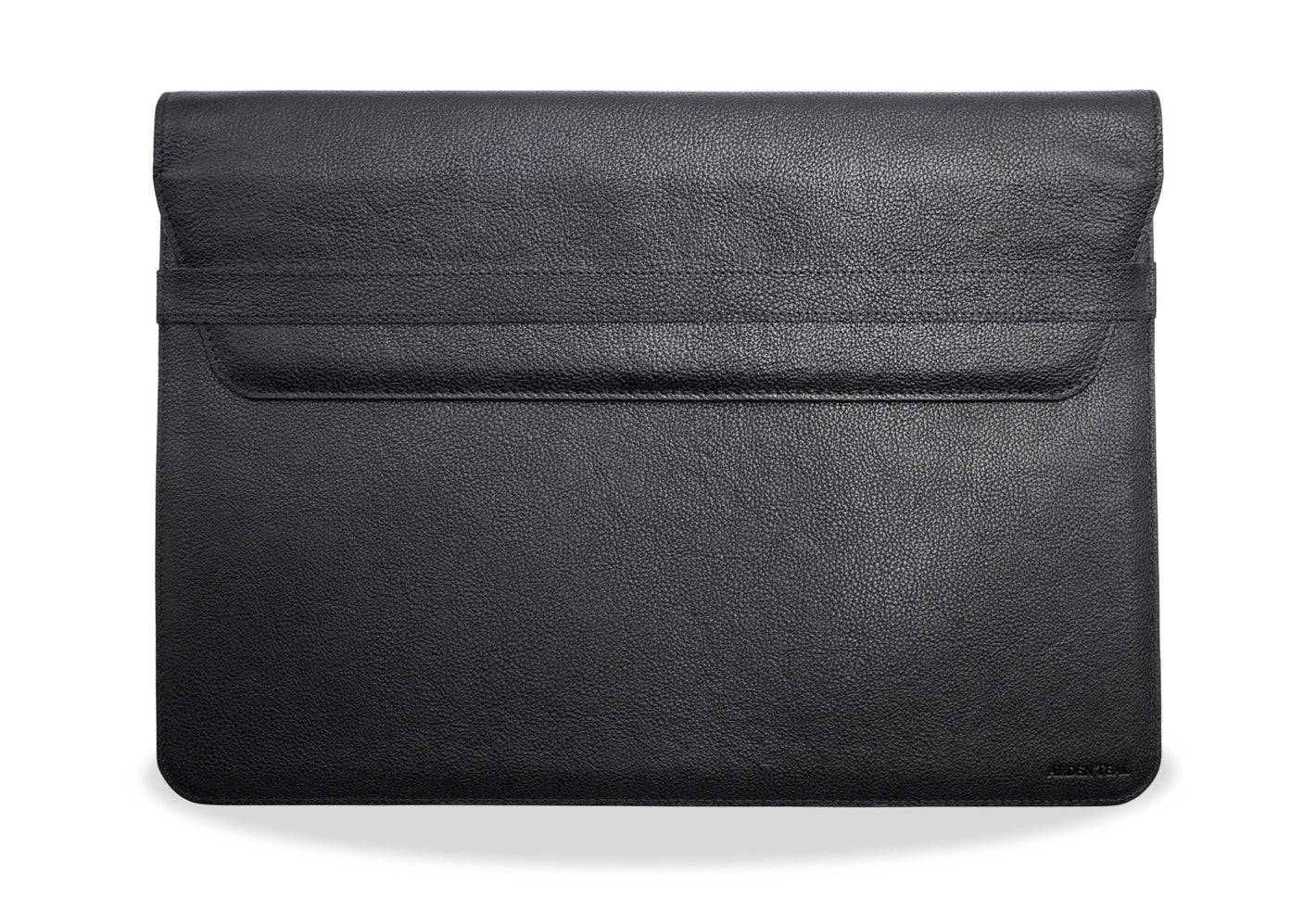 Rocco Black Leather Laptop Sleeve