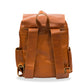 Neiva Chestnut Leather Backpack