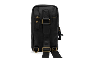 Cali Black Crossbody Leather Bag