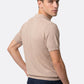 The Organic Knitted Polo - Tan