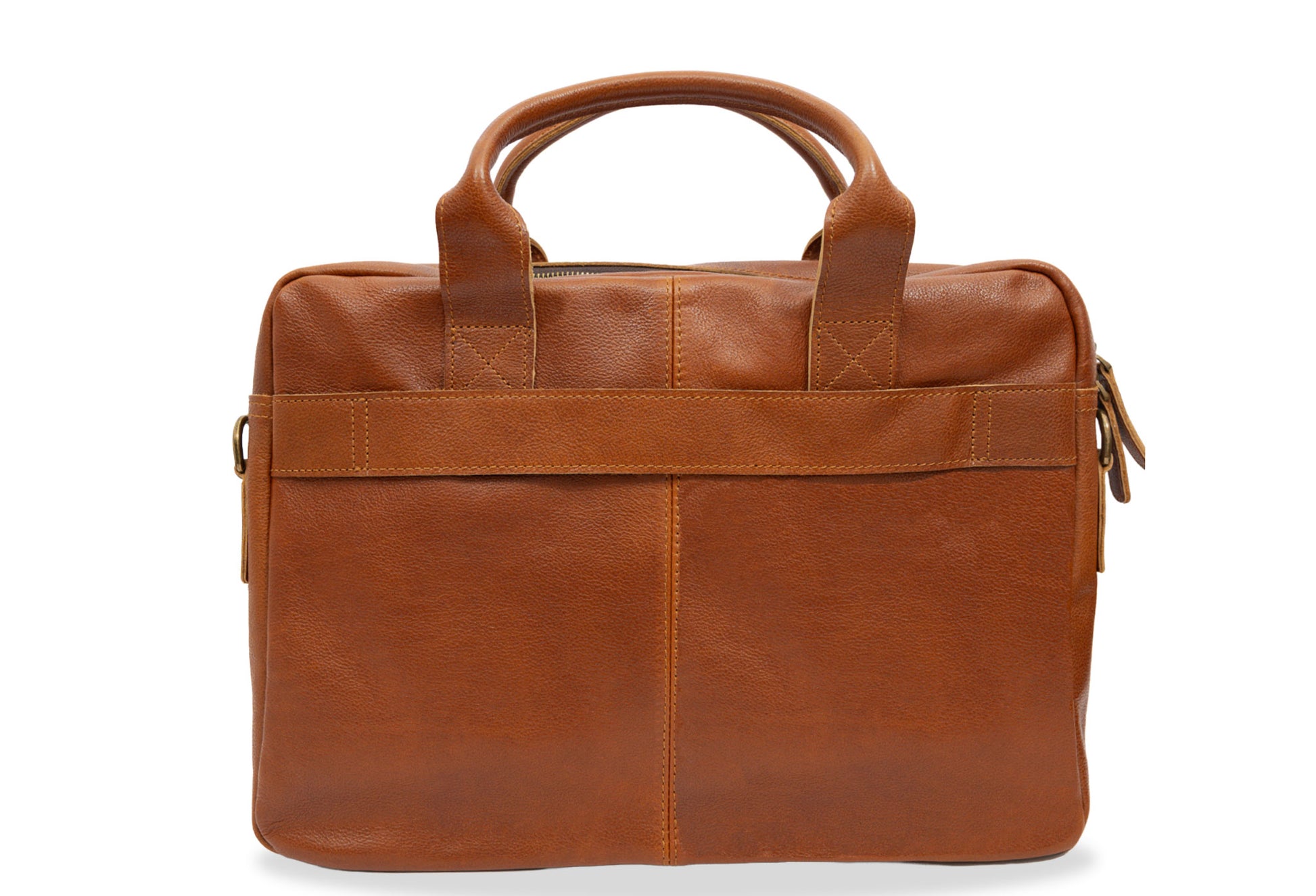 Avenida Chestnut Leather Messenger Bag