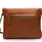 Huila Chestnut Leather Satchel Bag