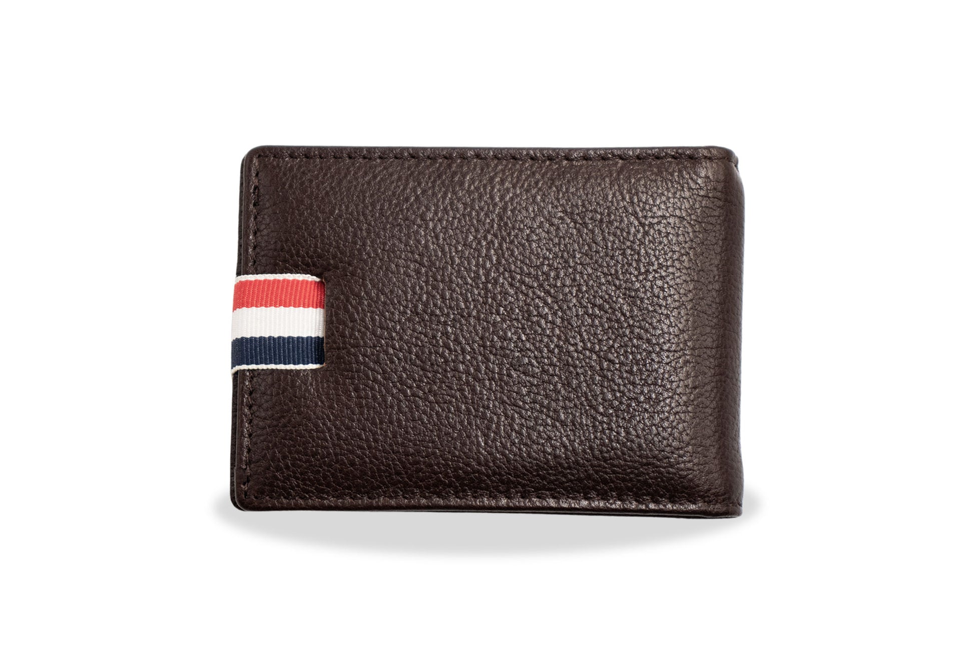 Dinero Walnut Money Clip Leather Wallet