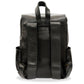 Neiva Black Leather Backpack