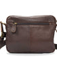 Caldas Walnut Leather Crossbody Bag