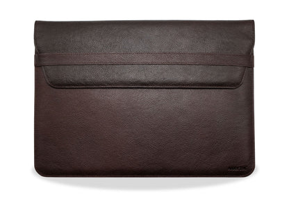Rocco Walnut Leather Laptop Sleeve