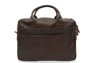 Avenida Walnut Leather Messenger Bag