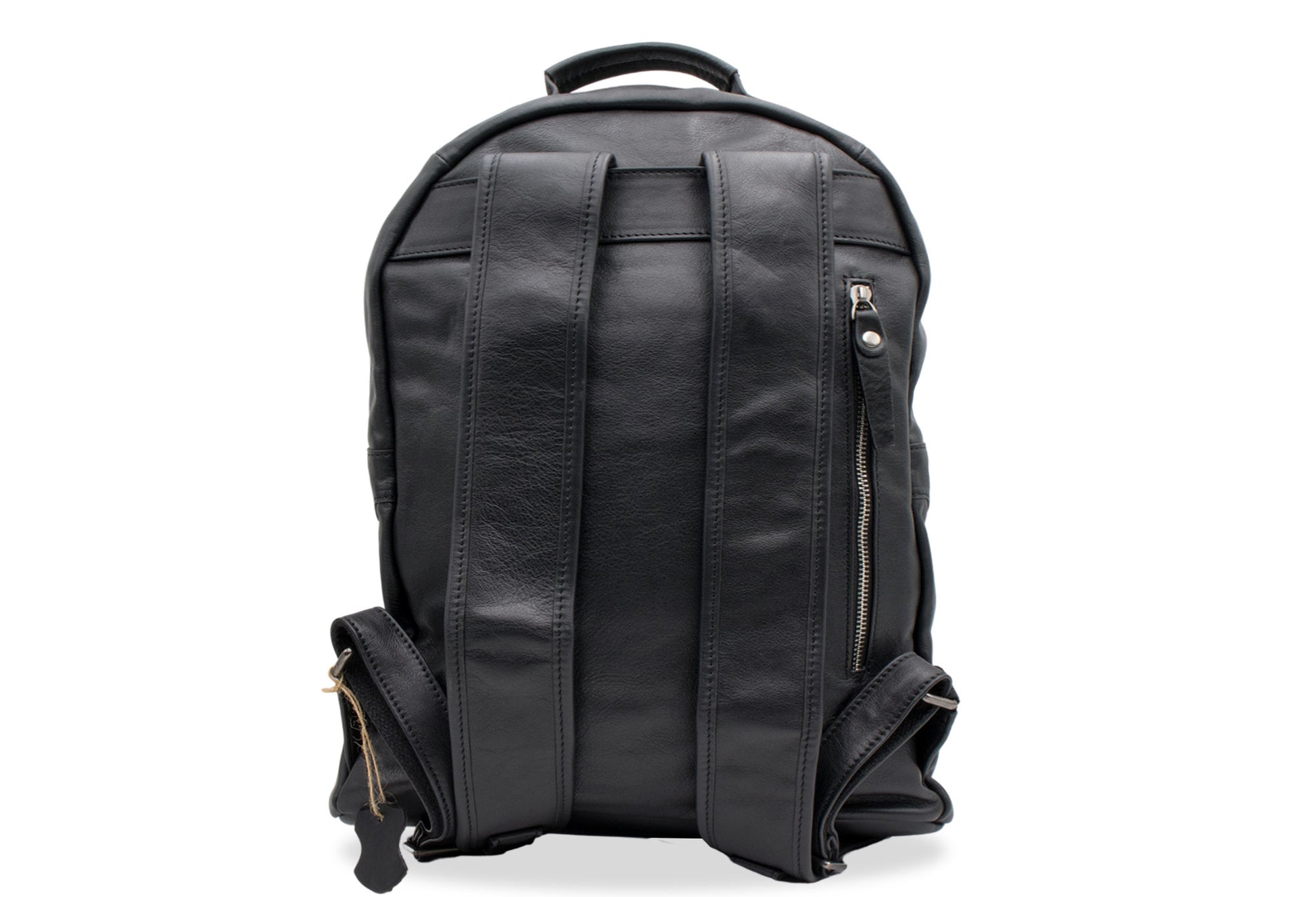 Cartagena Black Leather Backpack